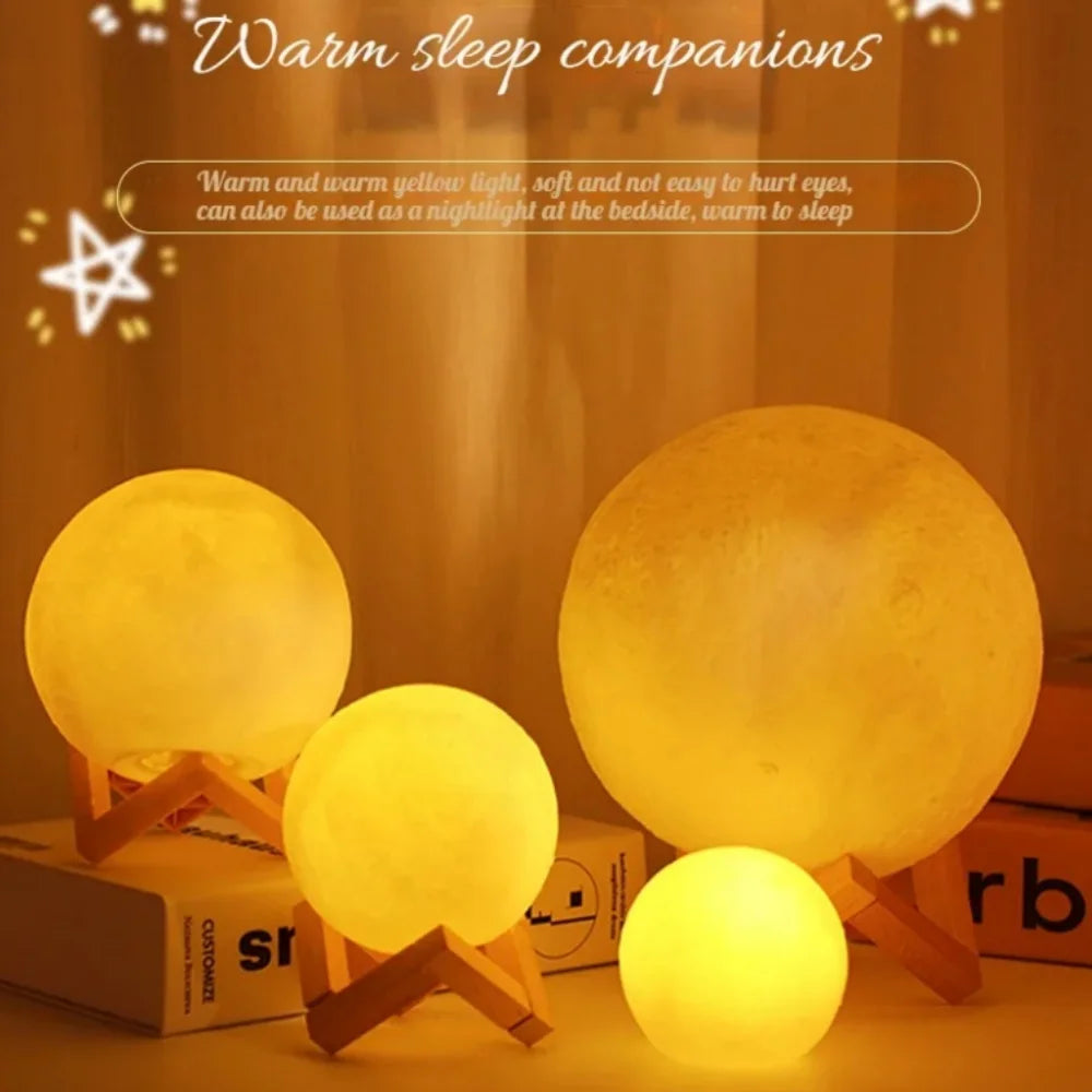 Warm Moon Light Lamp - Cozy Room Decor & Birthday Gift